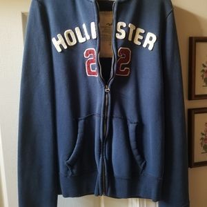 Navy Hollister hoodie